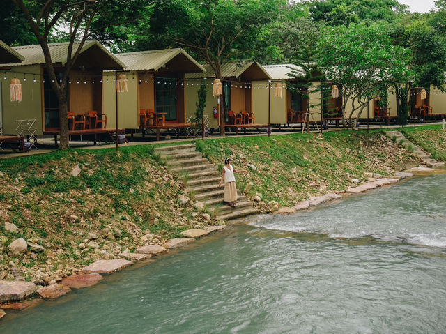 สระบุรีมีที่พักติดริมลำธารแบบนี้ด้วย...เลิศมาก!!!