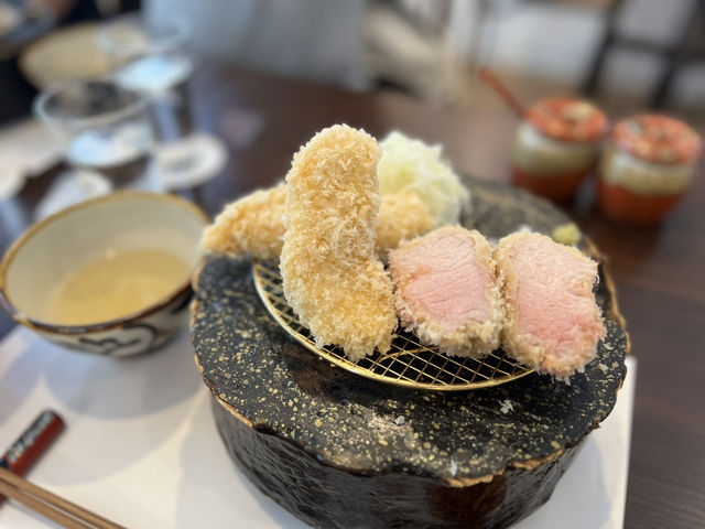 沖繩<那霸>推薦餐廳☆*:.｡. o(≧▽≦)o .｡.:*☆豬排定食