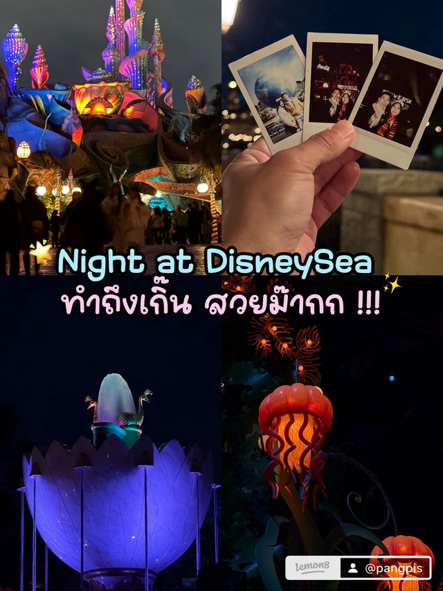 🌖 Night @DisneySea สวยม๊าก สวยเหมือนไม่มีอยู่จริง