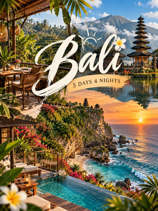 🌺🇮🇩 BALI 5 DAYS 4 NIGHTS — เที่ยวครั้งแรกแบบครบ! 🌴✨