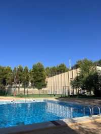 Summertime village swimming pool ☀️ 