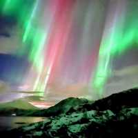 Northern lights from Tromso Norway 