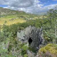 Cathedral caves the Lake District 