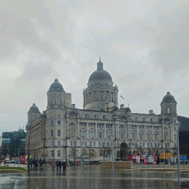 A rainy day in Liverpool. 