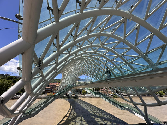 Bridge of peace in Tbilisi 