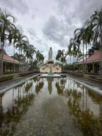 Temple lost in a jungle 