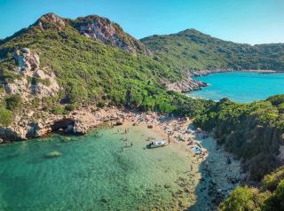 Corfu's Iconic Twin Porto Timoni Beach