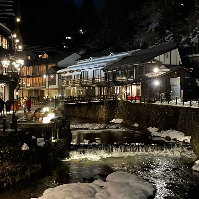 Tokyo to Ginzan Onsen: A Magical Nighttime Stroll