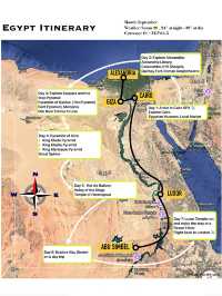 Egypt North to South Travel Itinerary