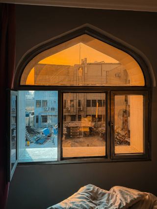 A hotel in Baghdad. No illusions, but quite normal.