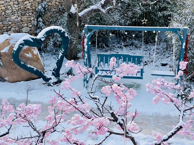 今天薊州雪沒下，下的是風景！