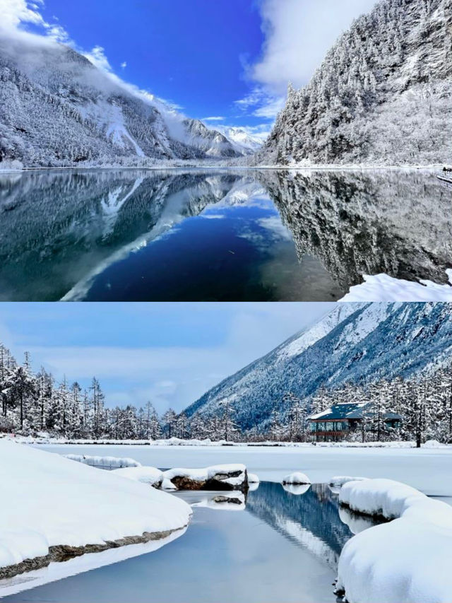 雪山仙境畢棚溝是有點震撼的美！