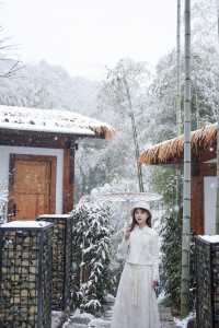 “雪是神的煙火”這裡不是北海道，是安吉！