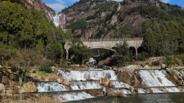 Tiantai, Tiantai Mountain Waterfall, Guoqing Temple