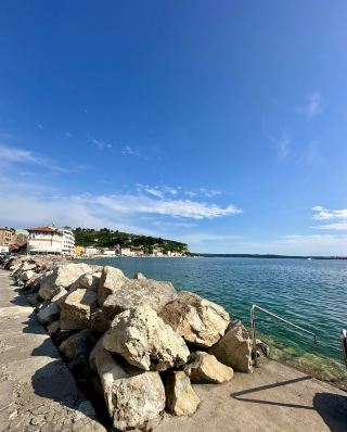 The small town of Piran dives headfirst into the Adriatic Sea