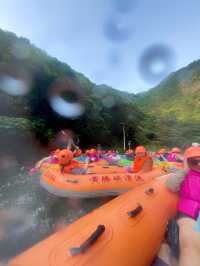 夏日玩水有人帶頭嗎？黃騰峽漂流我先開漂啦