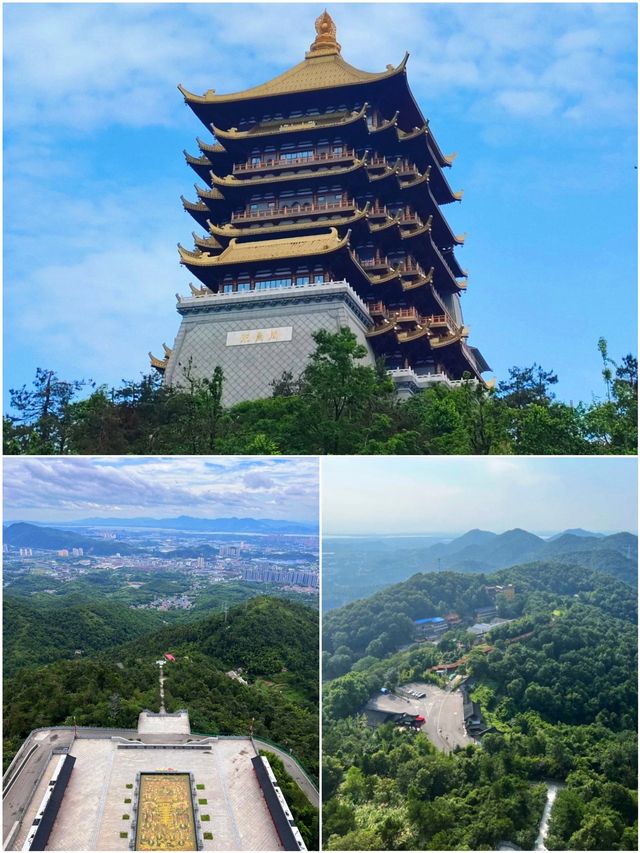 黃石東方山風景區，登三楚第一山，去東昌閣一秒穿越大唐盛世！