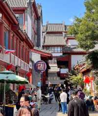 發現濰坊十笏園！在古建築群裡的國慶市集！！。
