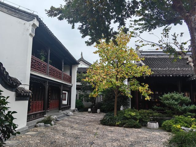 秋探瞻園。 秋探瞻園。
