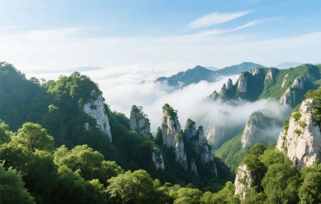 保定白石山觸摸北方的喀斯特仙境