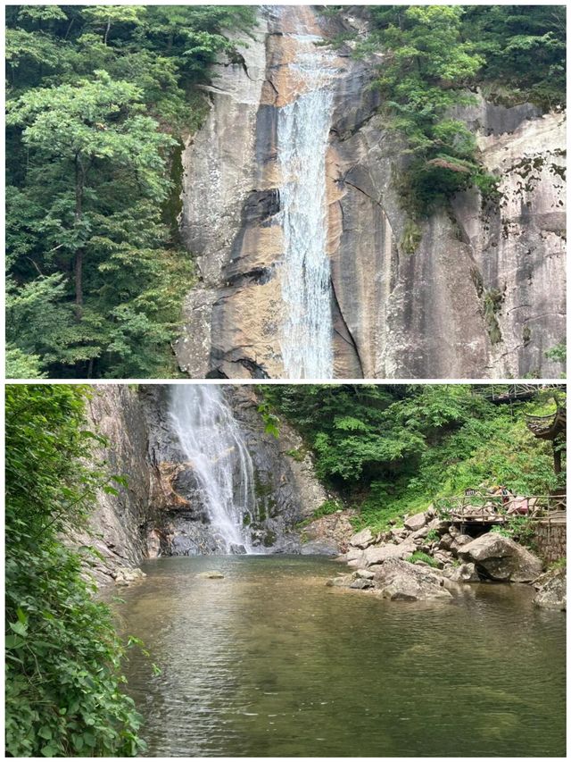 天堂寨風景區自然景色壯觀登高望遠心胸開闊