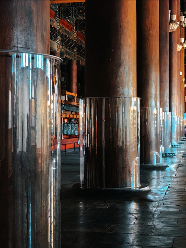 北京絕美打卡地太廟遇上藍天美到窒息