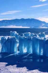 我會反覆愛上賽里木湖的冬天！