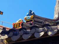 古建屋頂七彩雕