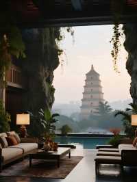 睡在博物館裡!西安大唐不夜城旁的考古親子房