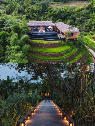 Hidden in the rainforest, the 🫰Mountain Wonderland Resort