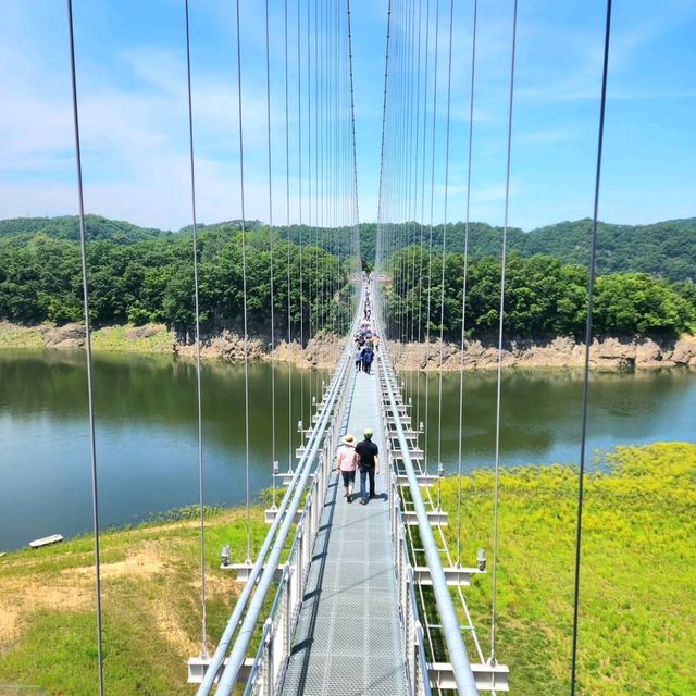 흔들흔들 출렁다리가 있는 임실 옥정호 붕어섬 생태공원🌉