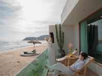 ที่พักติดทะเล หาดเจ้าหลาว-แหลมเสร็จ สวยเวอร์🏝️