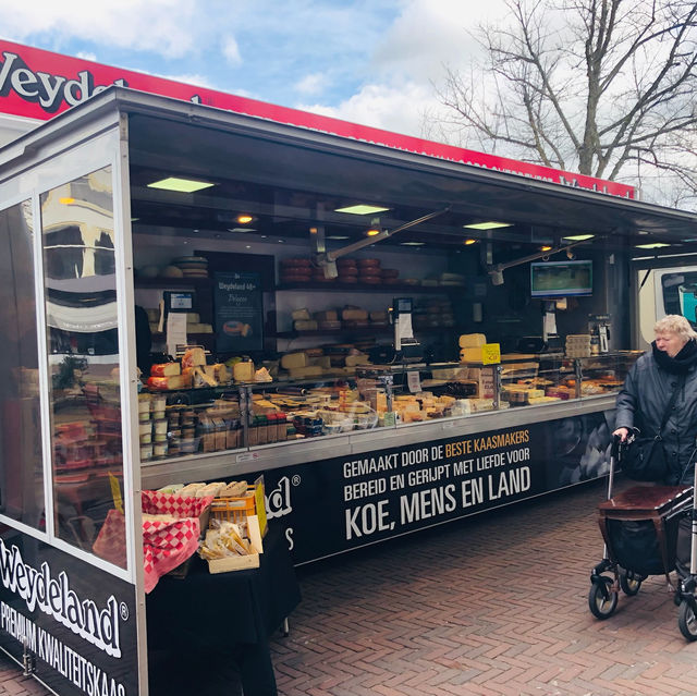 荷蘭🇳🇱萊頓市集逛逛🛍️🛒 Leiden Street Market (Markt) Leidse Markt (woensdag en zaterdag)