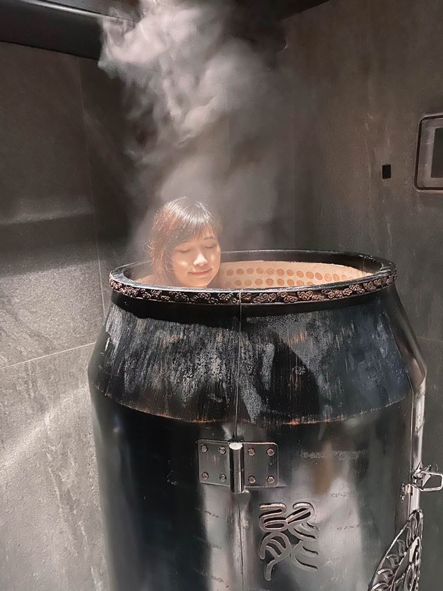 【體驗】木桶薰蒸瘦身排毒療程