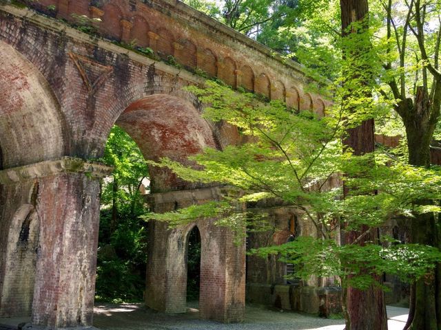 【京都市】新緑の水路閣も美しい✨