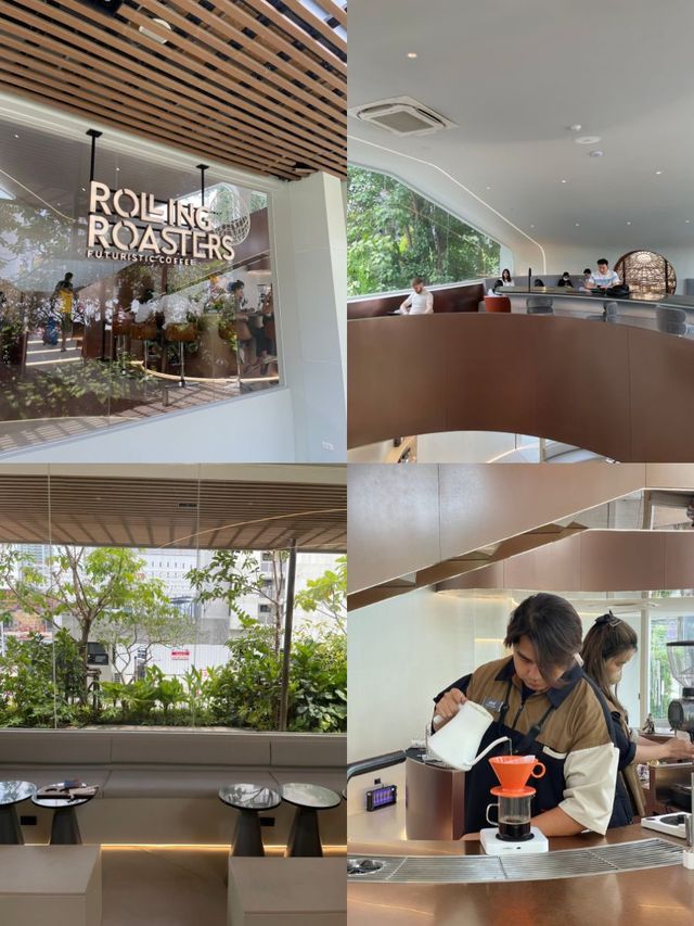 คาเฟ่เปิดใหม่เอกมัย Rolling Roasters Coffee