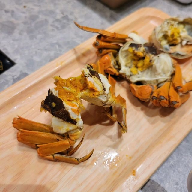 爆膏大閘蟹🦀•安格斯牛小排火鍋放題🐄
