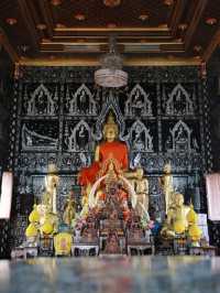 เที่ยวโบสถ์ไม้สักทองฝังมุกทรงสำเภา ณ วัดศรัทธาธรรม
