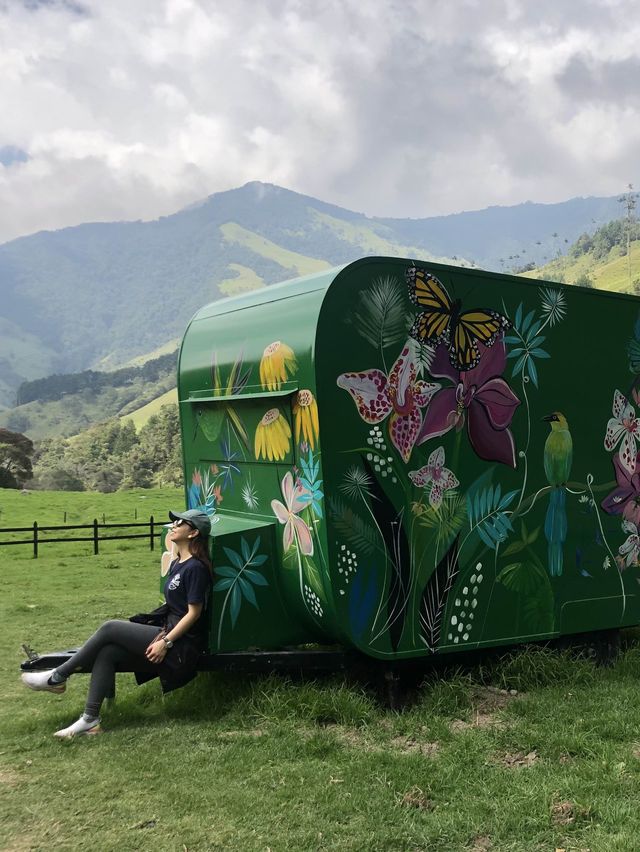 Picturesque scenery in Salento, Colombia