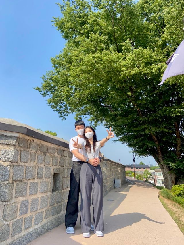 수원 데이트코스 나무와 돌담길🌳🪨 장안문! 🥰