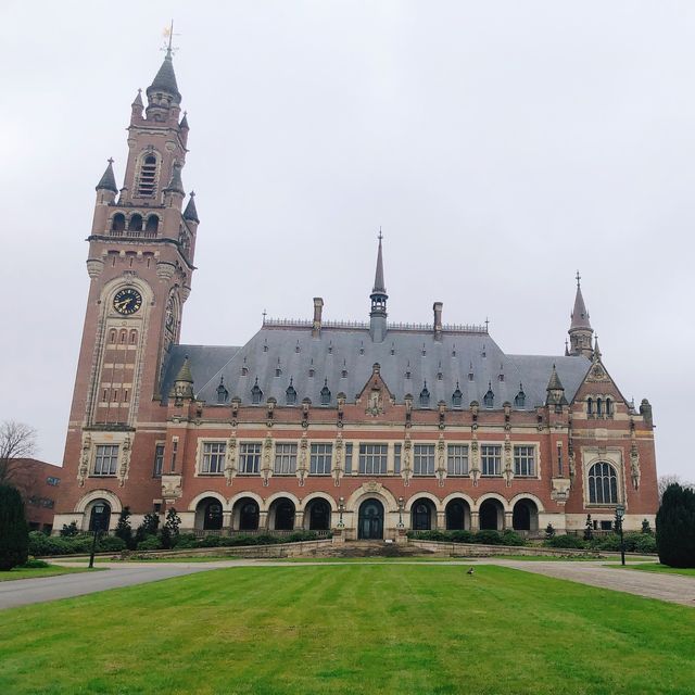 🇳🇱荷蘭海牙🏰☮️❤️‍🔥 Peace Palace（和平宮）♾️ 🔥World Peace Flame（世界和平火焰）