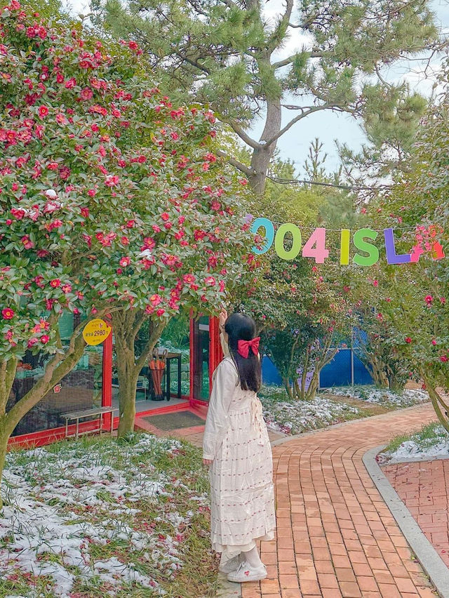 이번주 다녀오면 너무 예쁠 동백꽃 동산🌺♥️