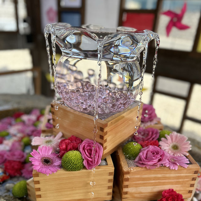 【三重県】願いが叶う？！叶の宮　金井神社　毎月変わる御朱印と花いっぱいの花手水