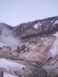 【北海道】登別溫泉地獄谷壯麗景色