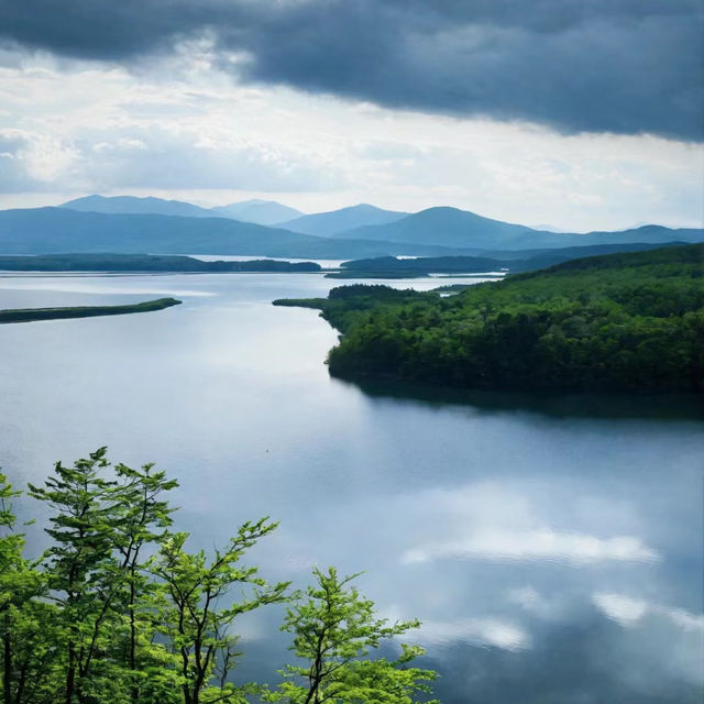 「三日月湖：湖光山色，與大自然連結」