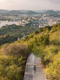 Mansapurna Karni Mata Ropeway ชมวิว udaipur มุมสูง