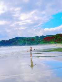 【千葉】本当は教えたくない🫢白い鳥居が神秘的🤍涼しくて快適な海水浴場