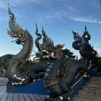 วัดสีน้ำเงิน วัดร่องเสือเต้น จ.เชียงราย