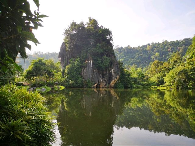 A Resort Surrounded by Amazing Limestone Mountains