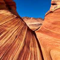 Walk through a masterpiece of nature’s artistry – explore the mesmerizing swirls of The Wave